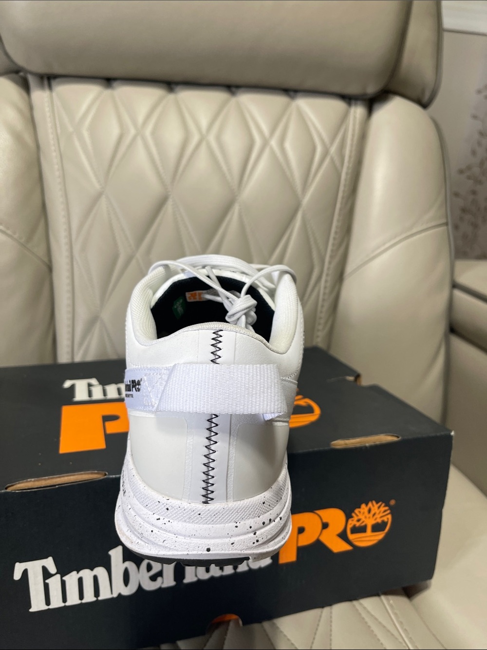 Timberland PRO White Low-Top Work Sneaker - Picture 5 of 9